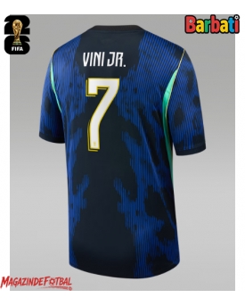 Brazilia Vinicius Junior #7 Tricou Fotbal Replică Mondial 2026 Barbati Deplasare Brazilia Vinicius Junior #7 Tricou Fotbal Replică Mondial 2026 Barbati Deplasare